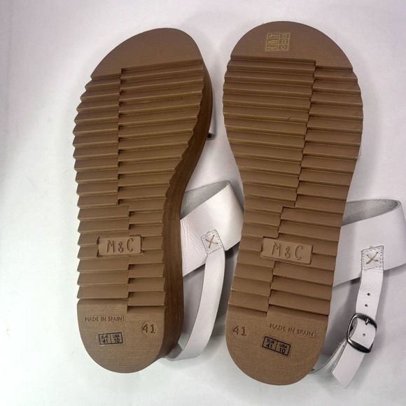 Musse & Cloud Isadora Leather Platform Wedge Sandals Comfy Slingback Womens NWOB - Picture 9 of 12